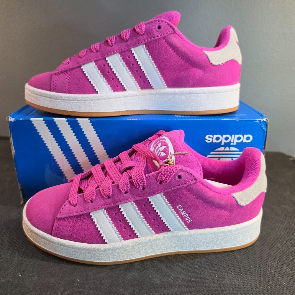 New Sz 6 Adidas Campus 00s J Semi Lucid Fuchsia Pink Gum (GS) IG9156 Fun Summer